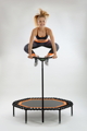Trampolínka  Jumping ŠPORT  8 hranná  RUŽOVÝ výplet                                                              
