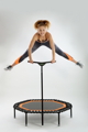 Trampolínka  Jumping ŠPORT  8 hranná  RUŽOVÝ výplet                                                              