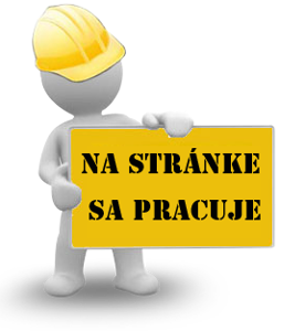 Na webových stránkach sa momnetálne pracuje